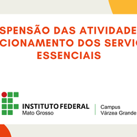 CAPA da notícia de suspensão do calendário acadêmico 2024 devido à greve e funcionamento dos serviços essenciais